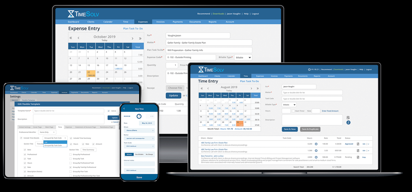 law firm invoicing software