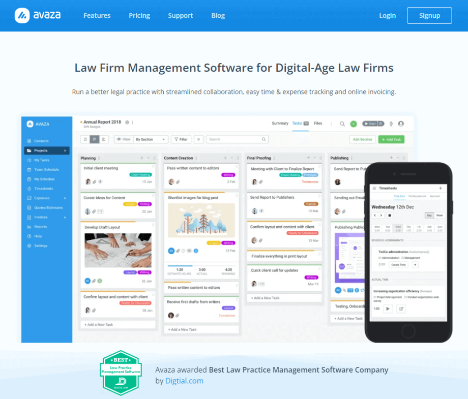 best law firm management software